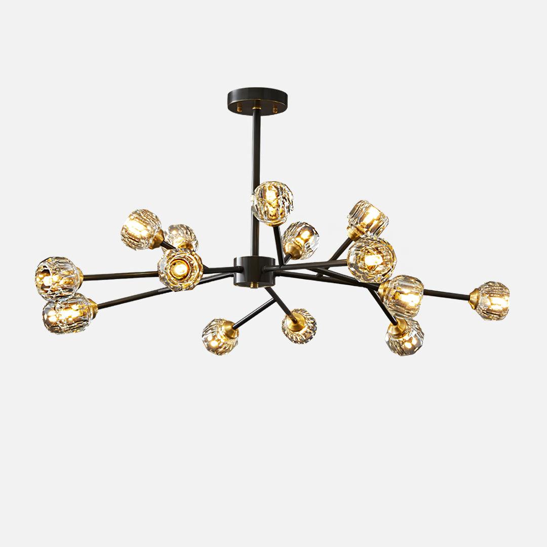Crystal Ball Round Cluster Chandelier - Letslighting
