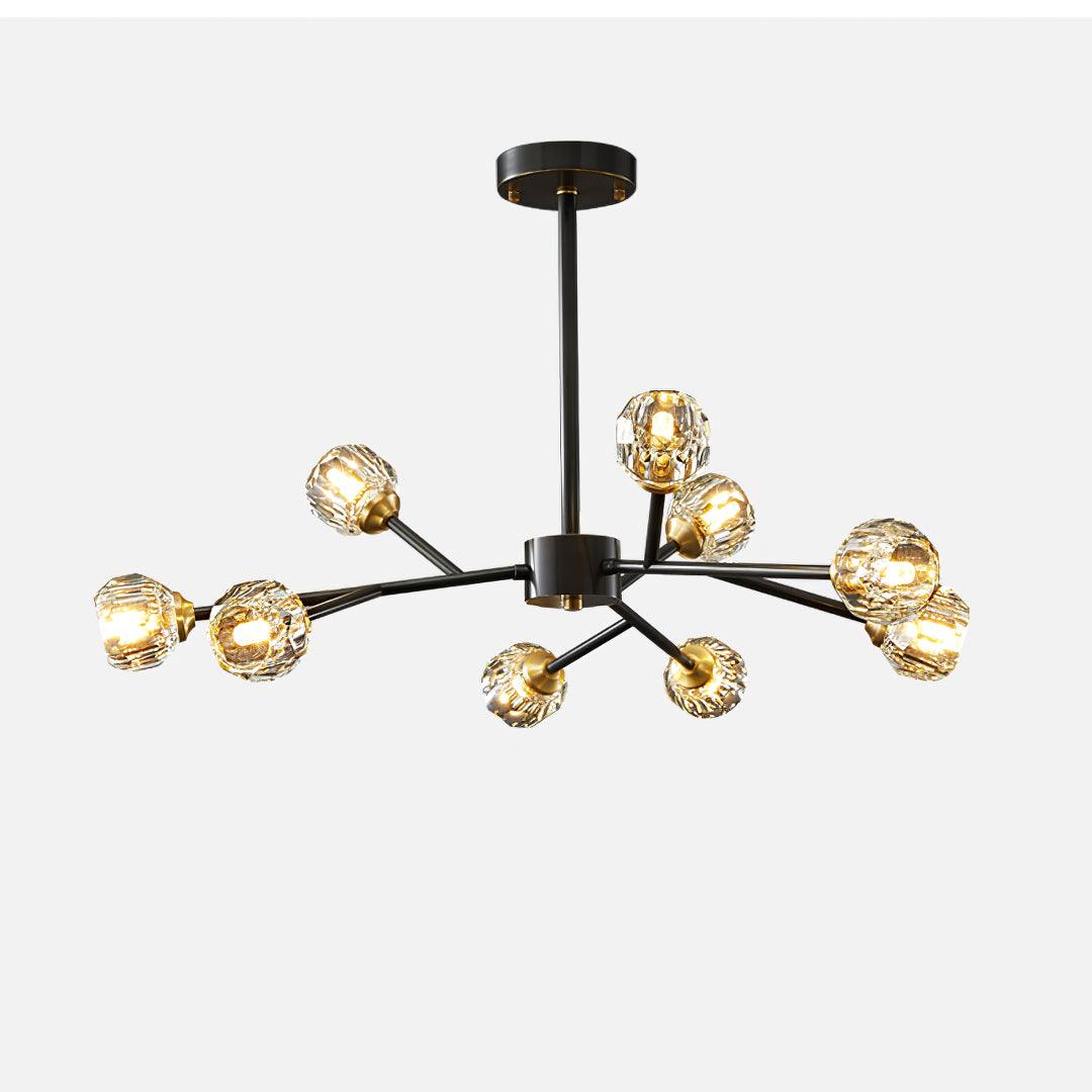 Crystal Ball Round Cluster Chandelier - Letslighting