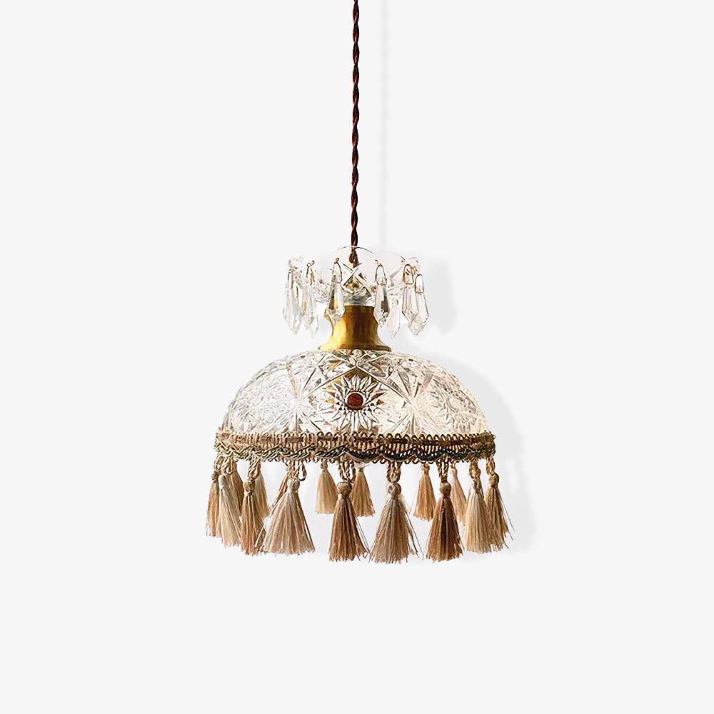 Bowl Tassel Pendant Light - Letslighting