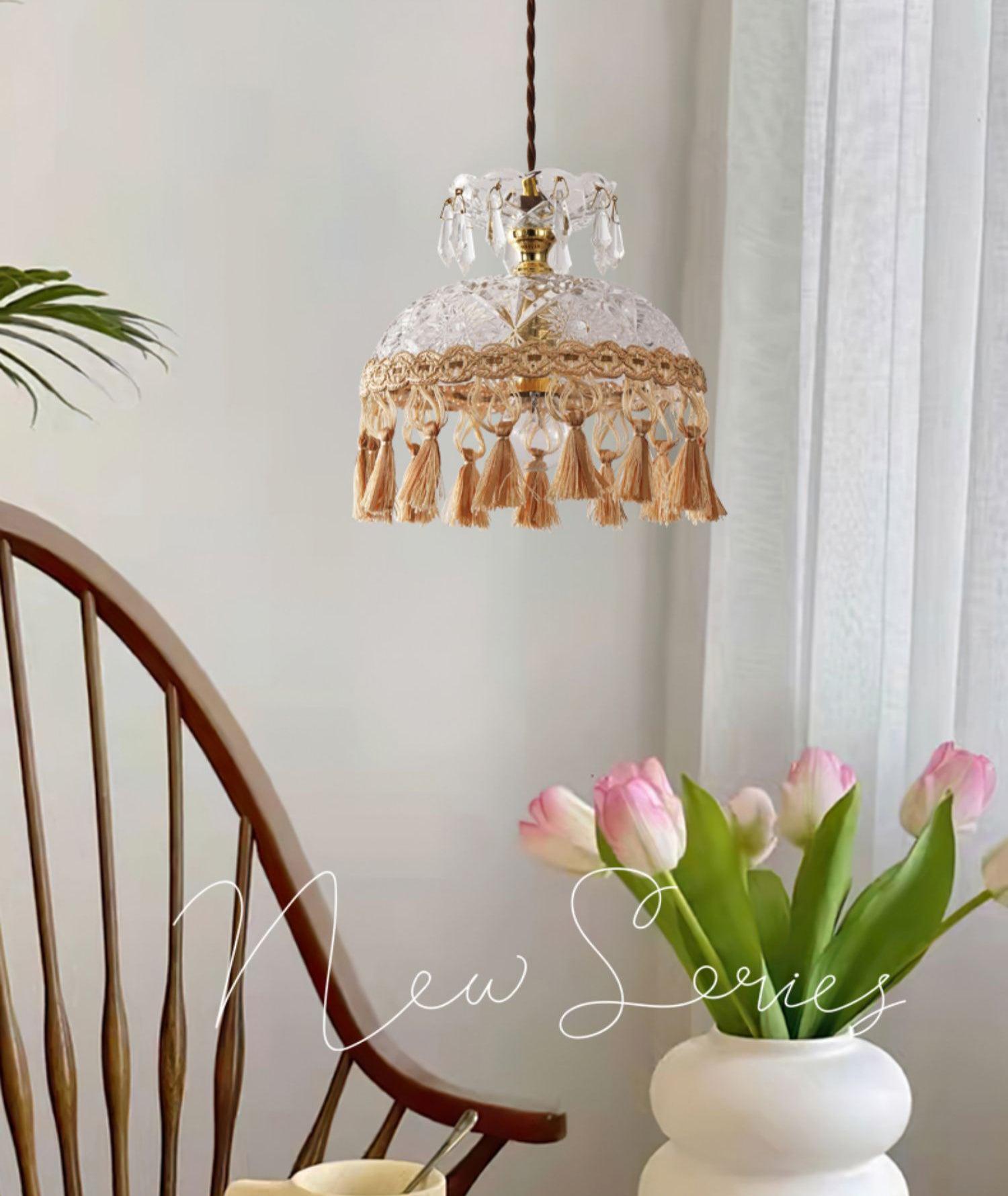 Bowl Tassel Pendant Light - Letslighting