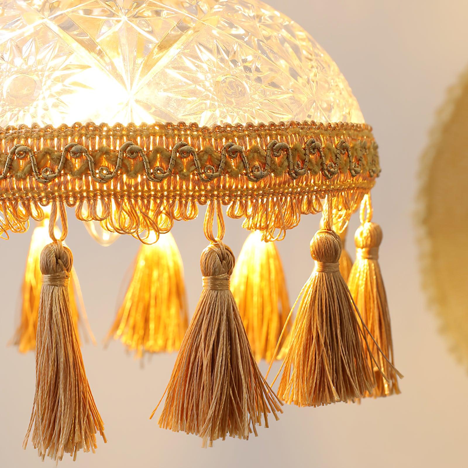 Bowl Tassel Pendant Light - Letslighting