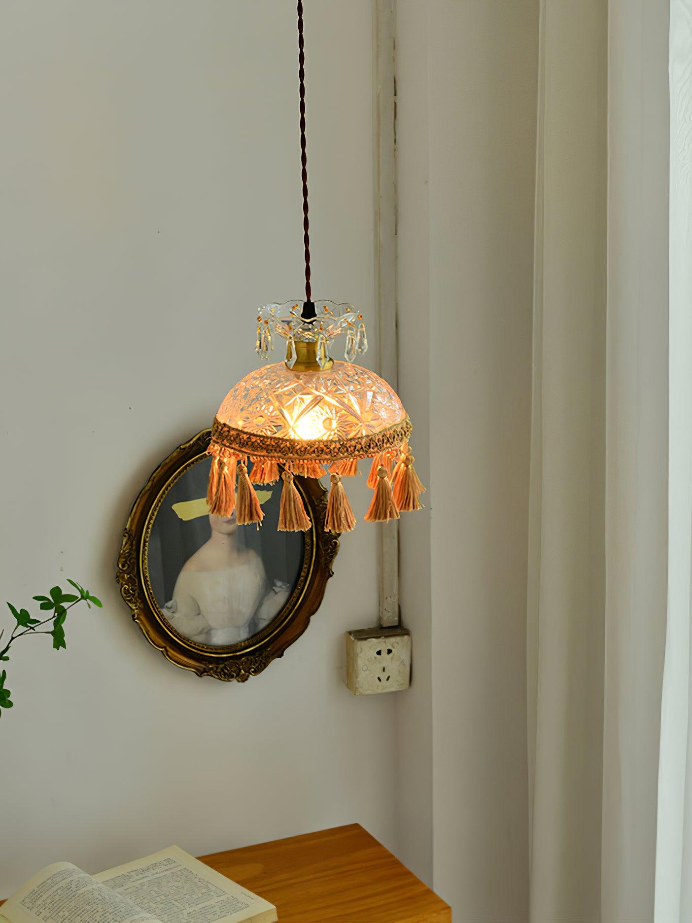 Bowl Tassel Pendant Light - Letslighting