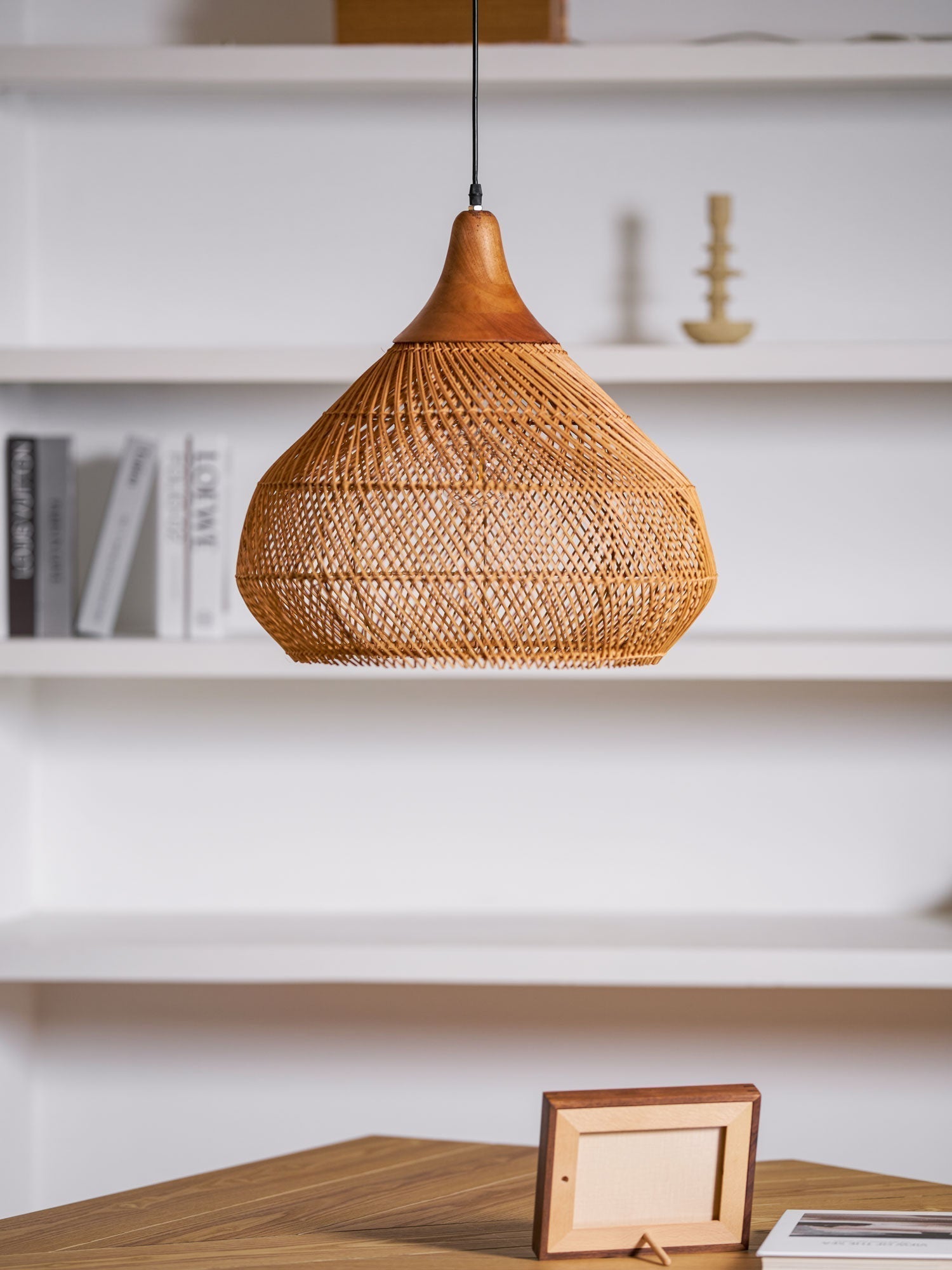 Braided Rattan Pendant Lamp - Letslighting