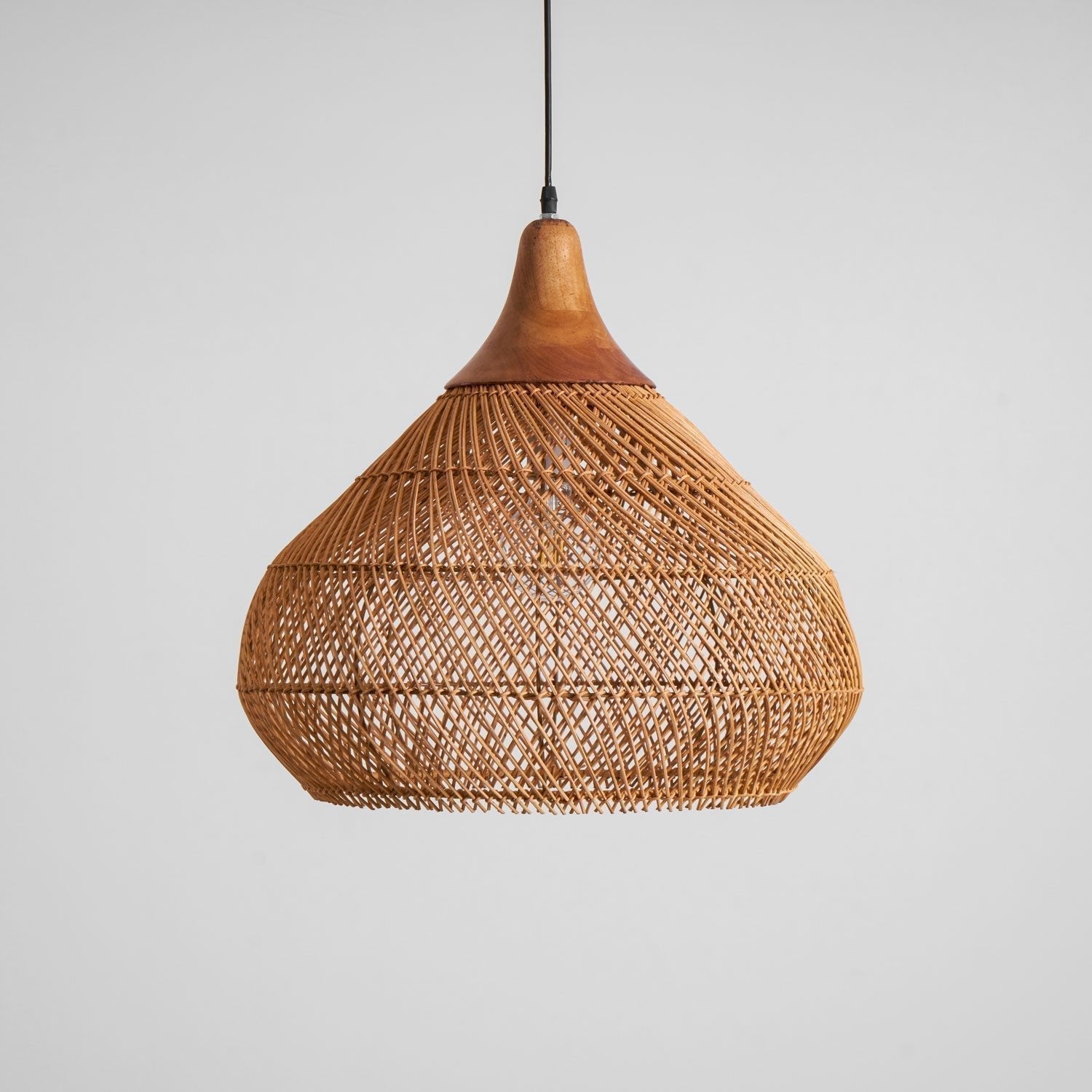 Braided Rattan Pendant Lamp - Letslighting