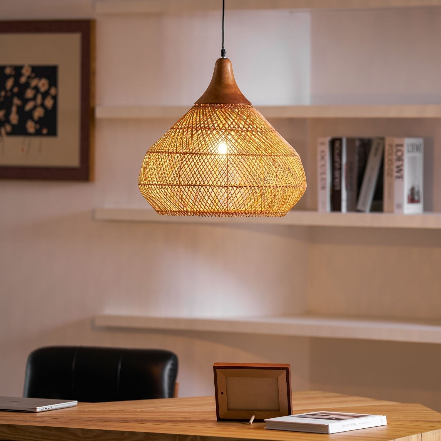 Braided Rattan Pendant Lamp - Letslighting