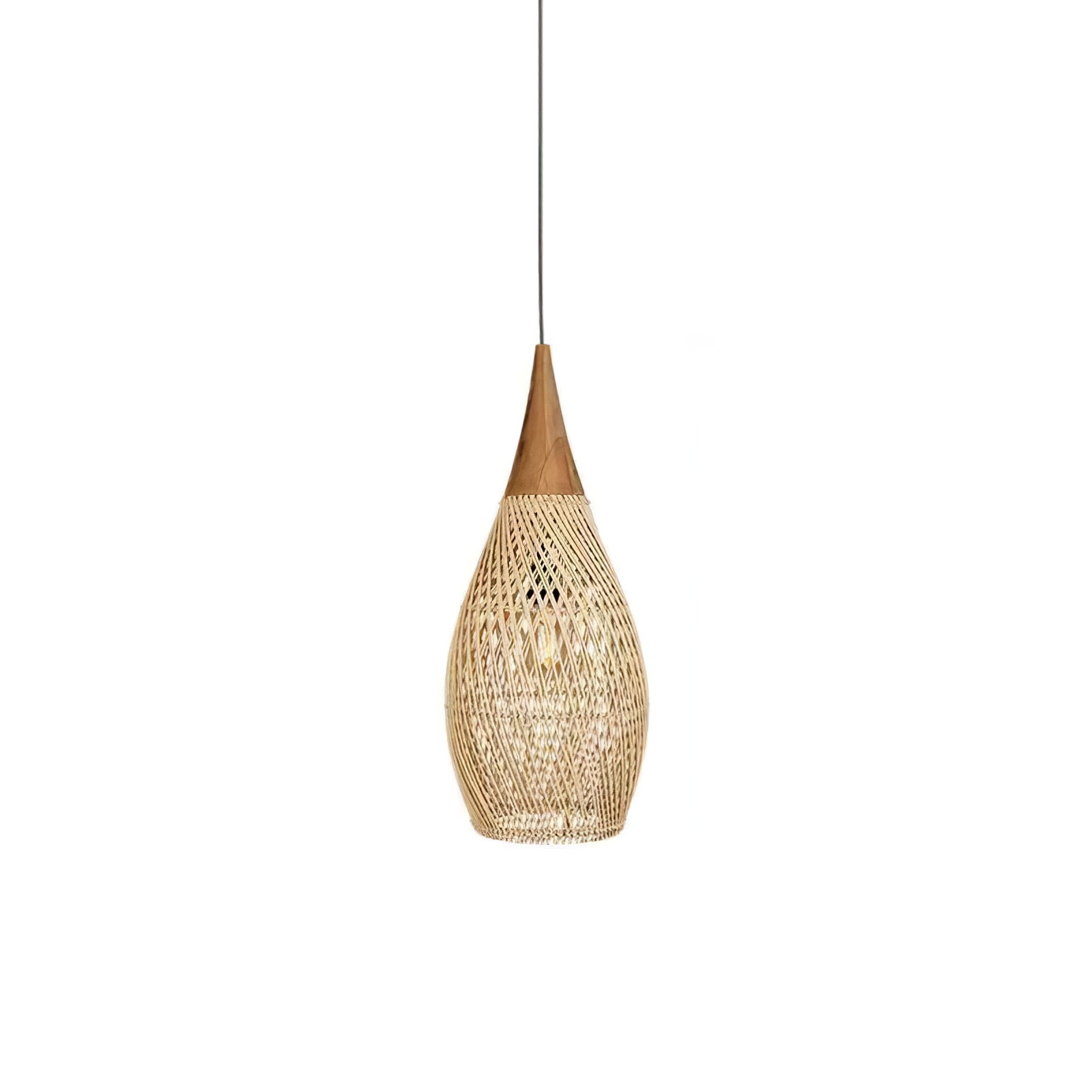 Braided Rattan Pendant Lamp - Letslighting
