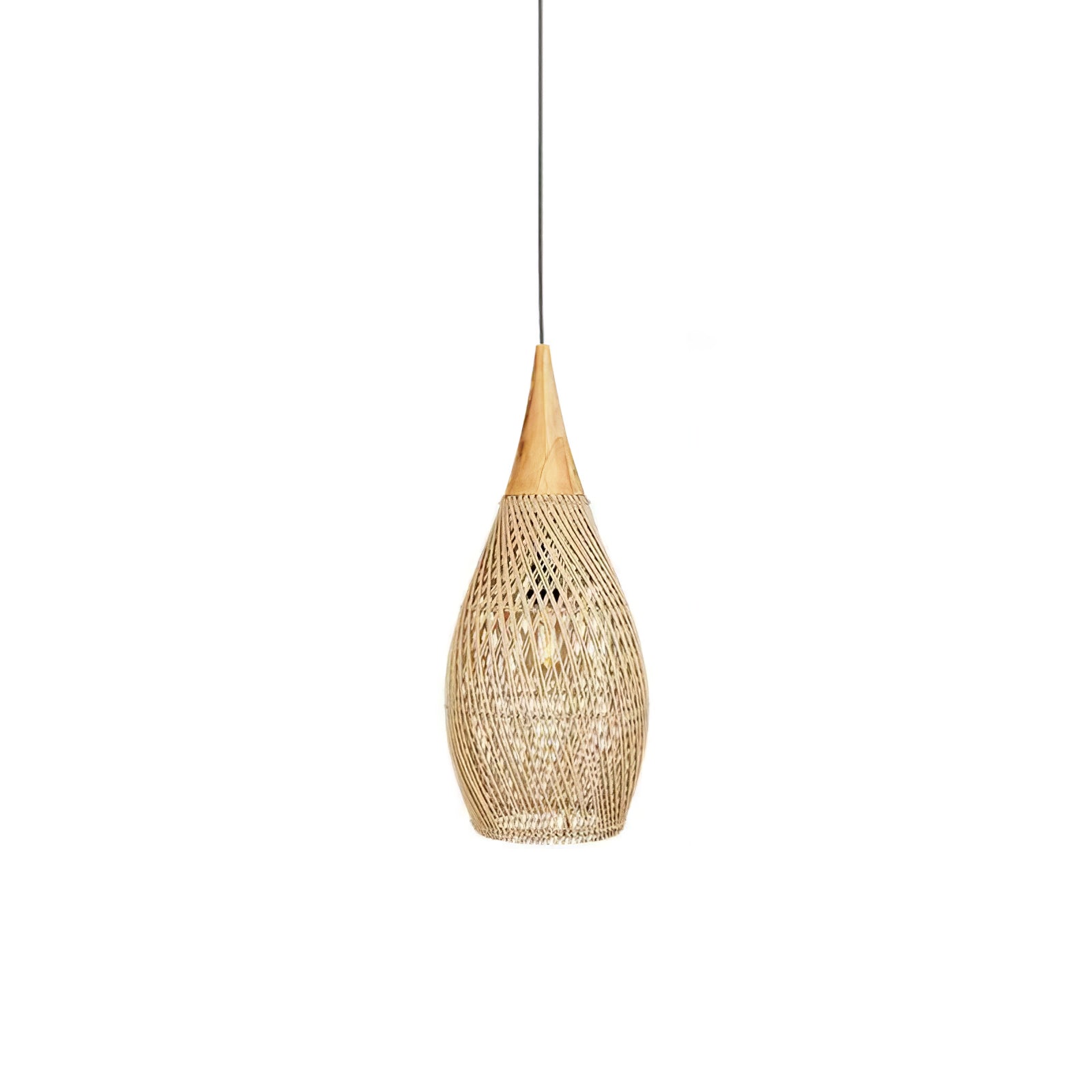 Braided Rattan Pendant Lamp - Letslighting
