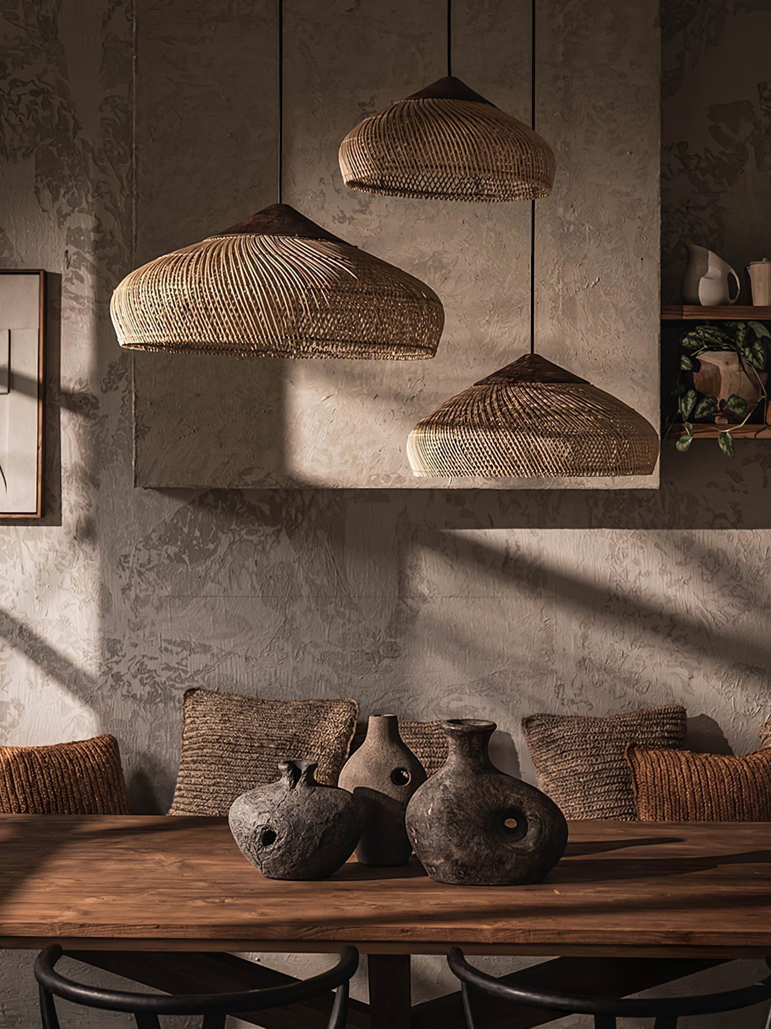 Braided Rattan Pendant Lamp - Letslighting