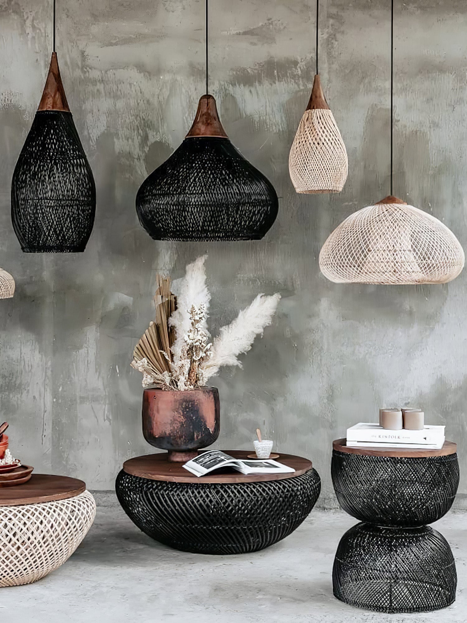Braided Rattan Pendant Lamp - Letslighting