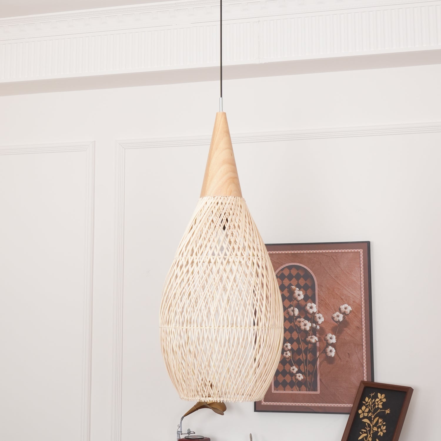 Braided Rattan Pendant Lamp - Letslighting