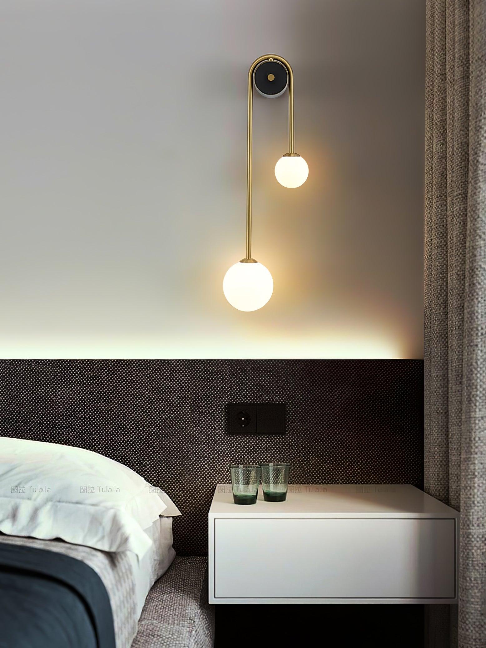 Brass Arc Wall Light - Letslighting