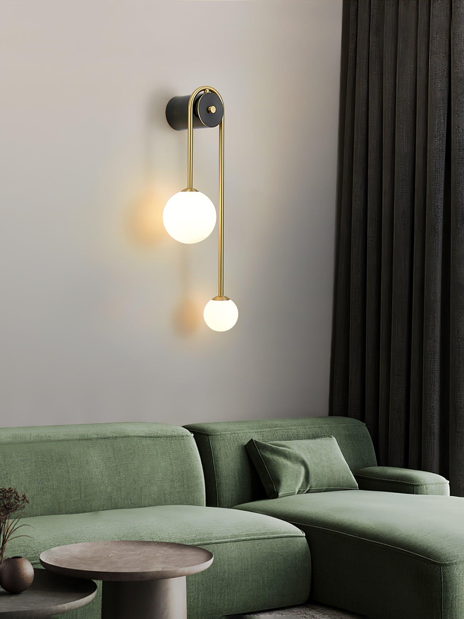 Brass Arc Wall Light - Letslighting
