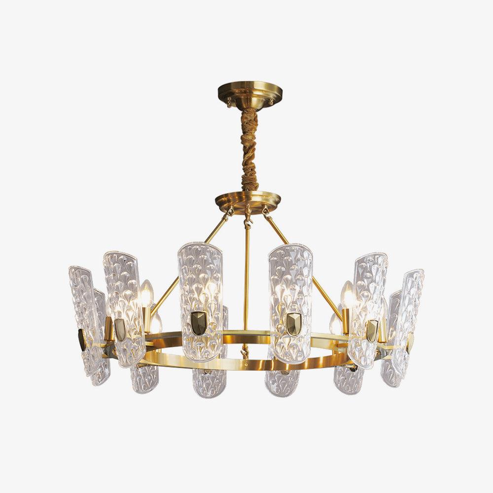 Brass Central Chandelier - Letslighting