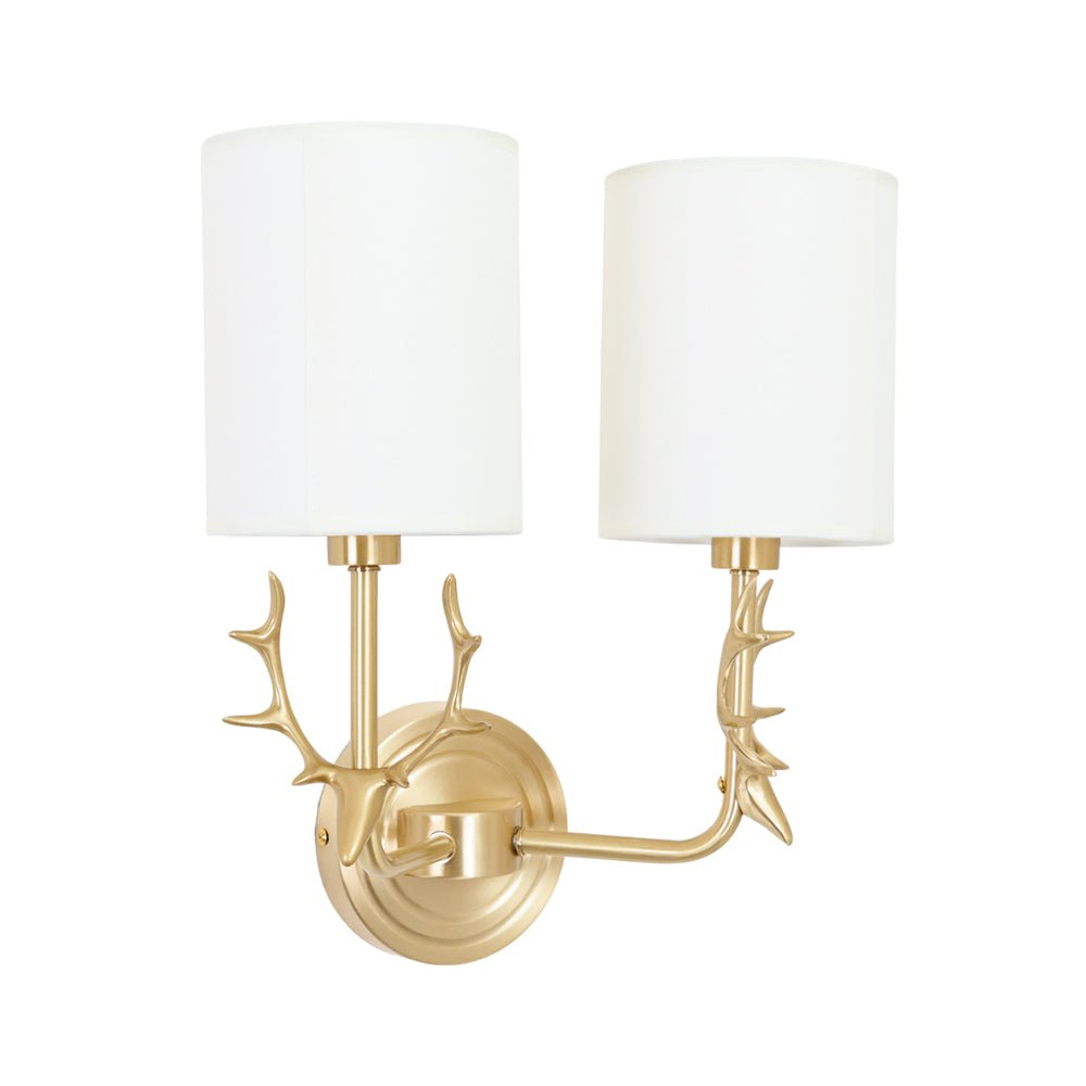 Brass Deer Head Wall Light - Letslighting