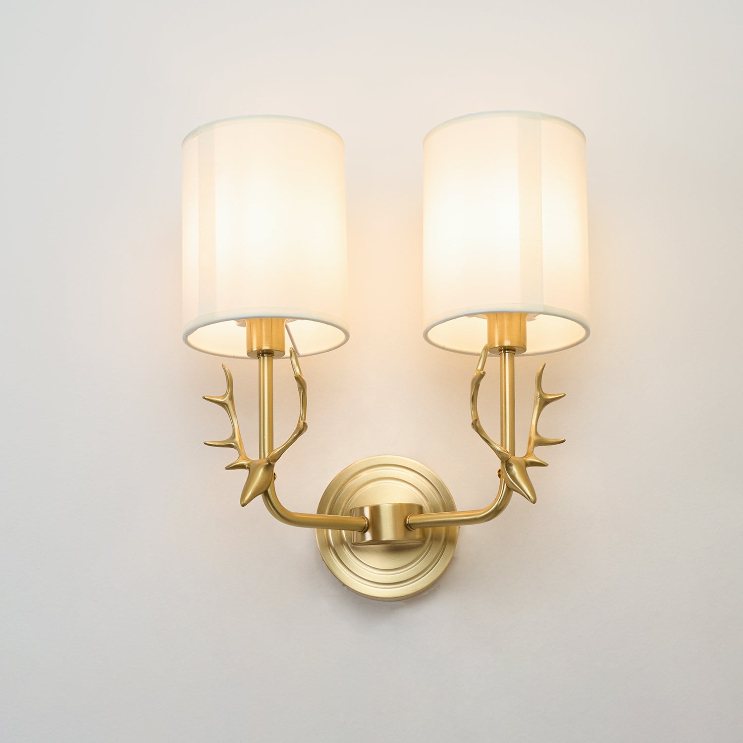 Brass Deer Head Wall Light - Letslighting