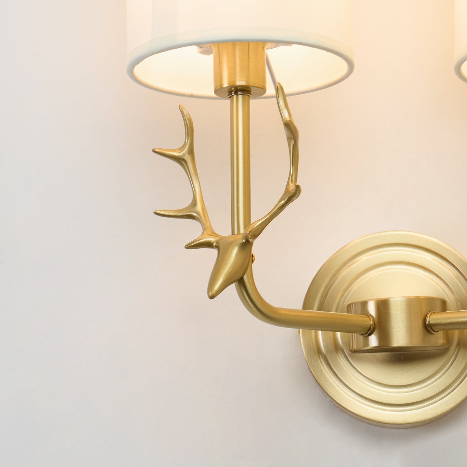 Brass Deer Head Wall Light - Letslighting