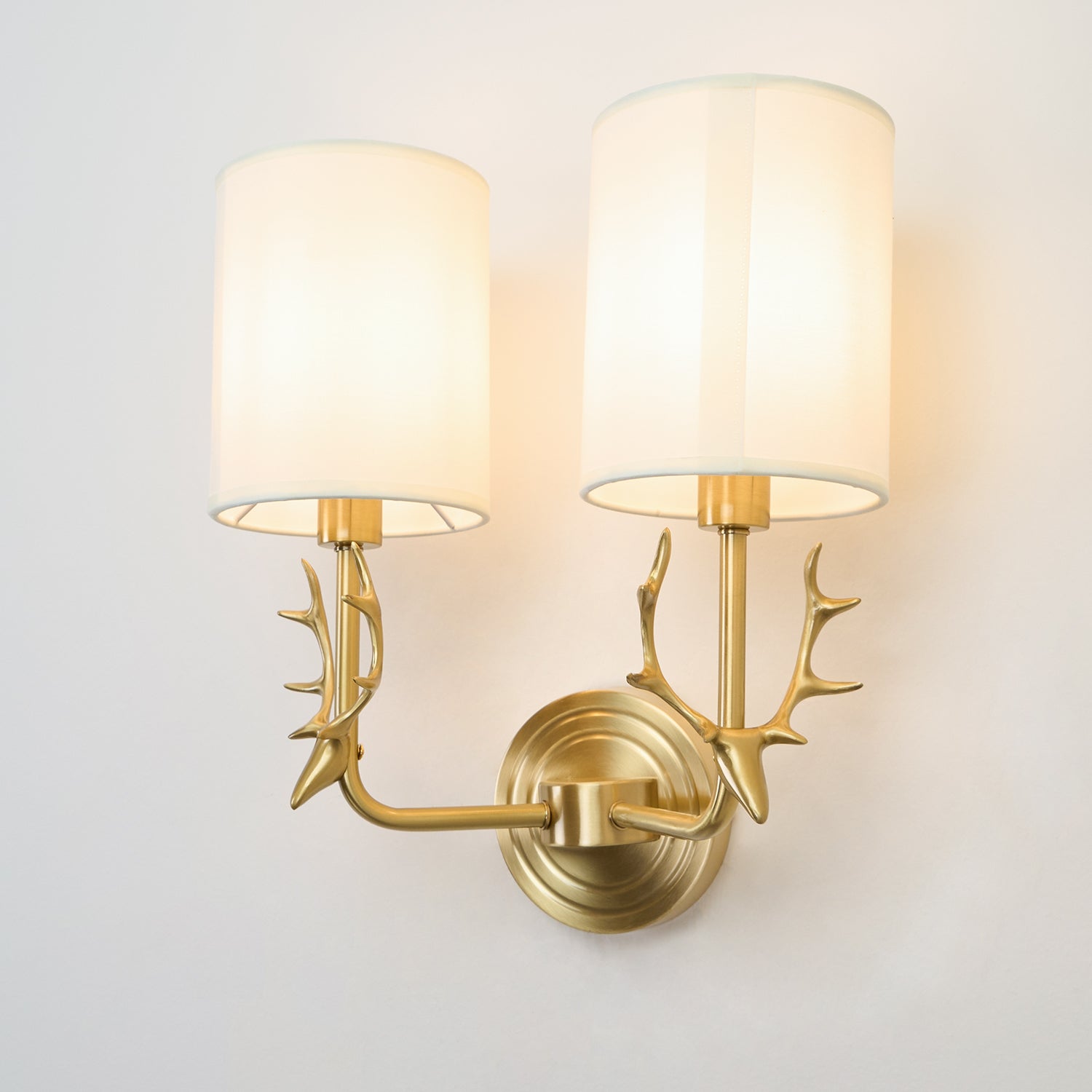 Brass Deer Head Wall Light - Letslighting