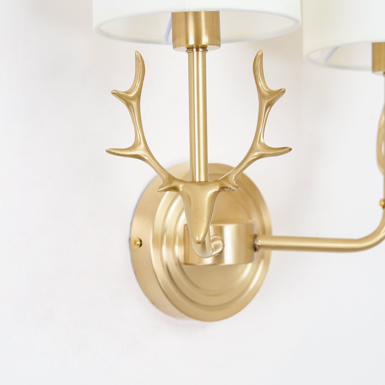 Brass Deer Head Wall Light - Letslighting