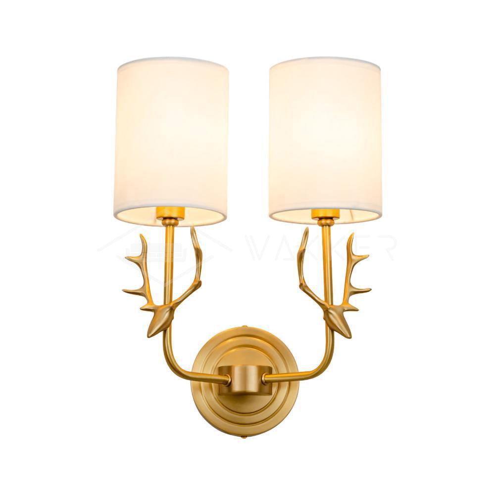Brass Deer Head Wall Light - Letslighting