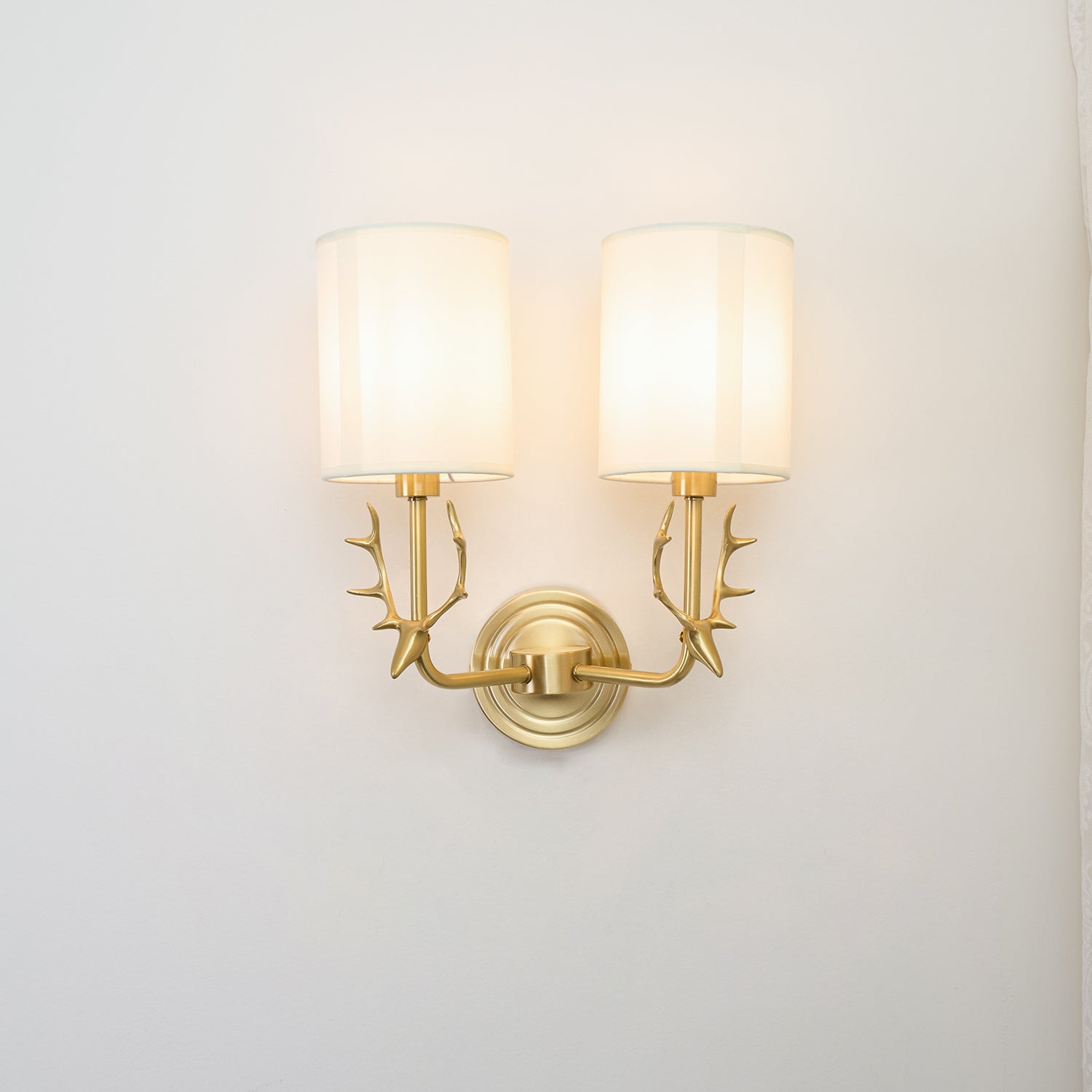 Brass Deer Head Wall Light - Letslighting