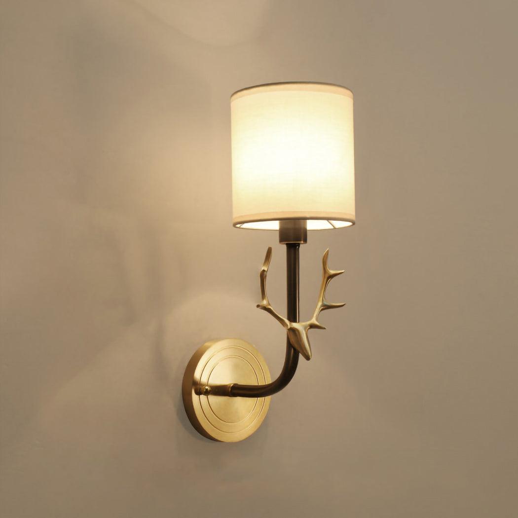 Brass Deer Head Wall Light - Letslighting