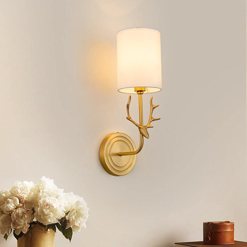 Brass Deer Head Wall Light - Letslighting