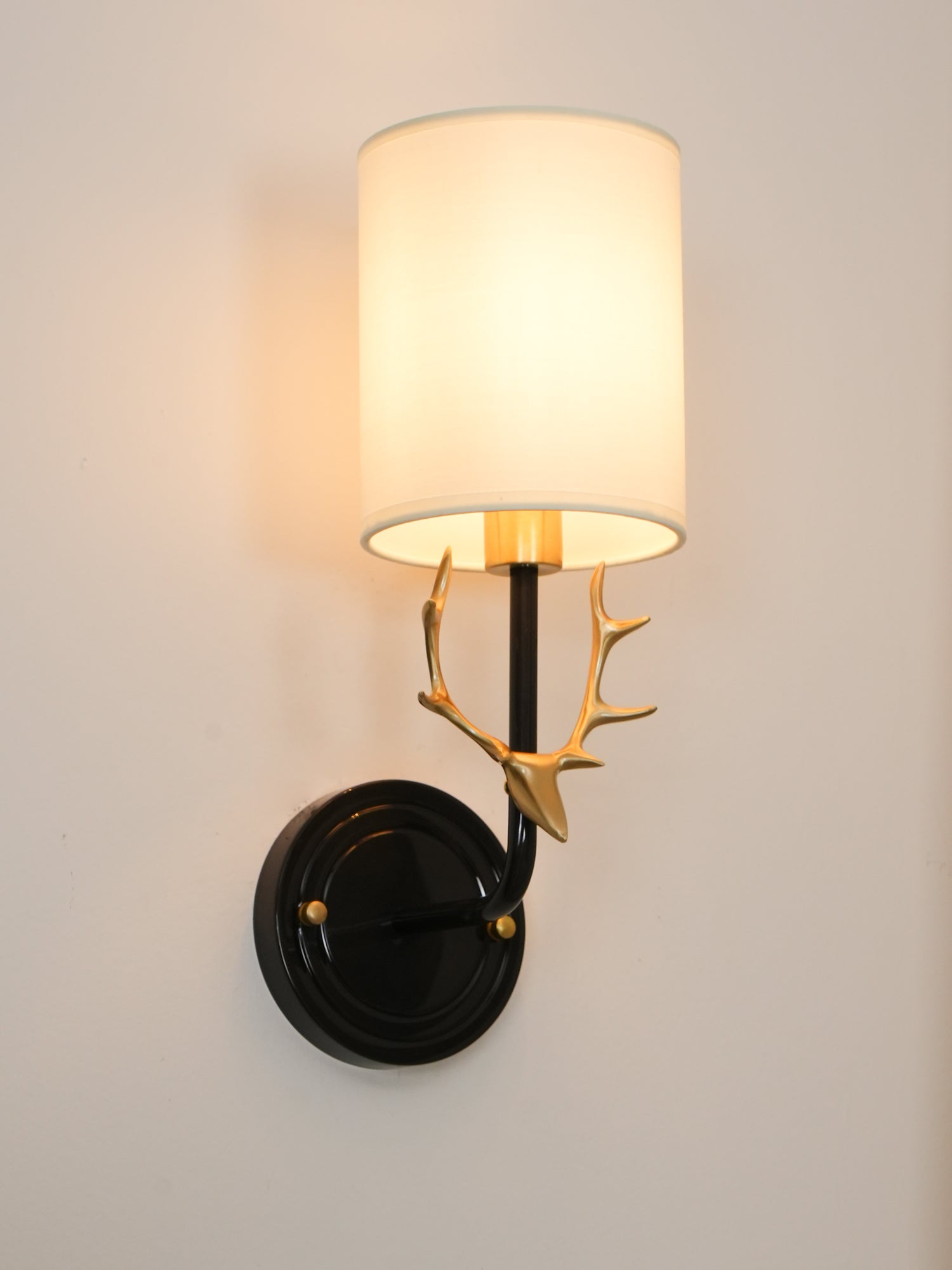 Brass Deer Head Wall Light - Letslighting