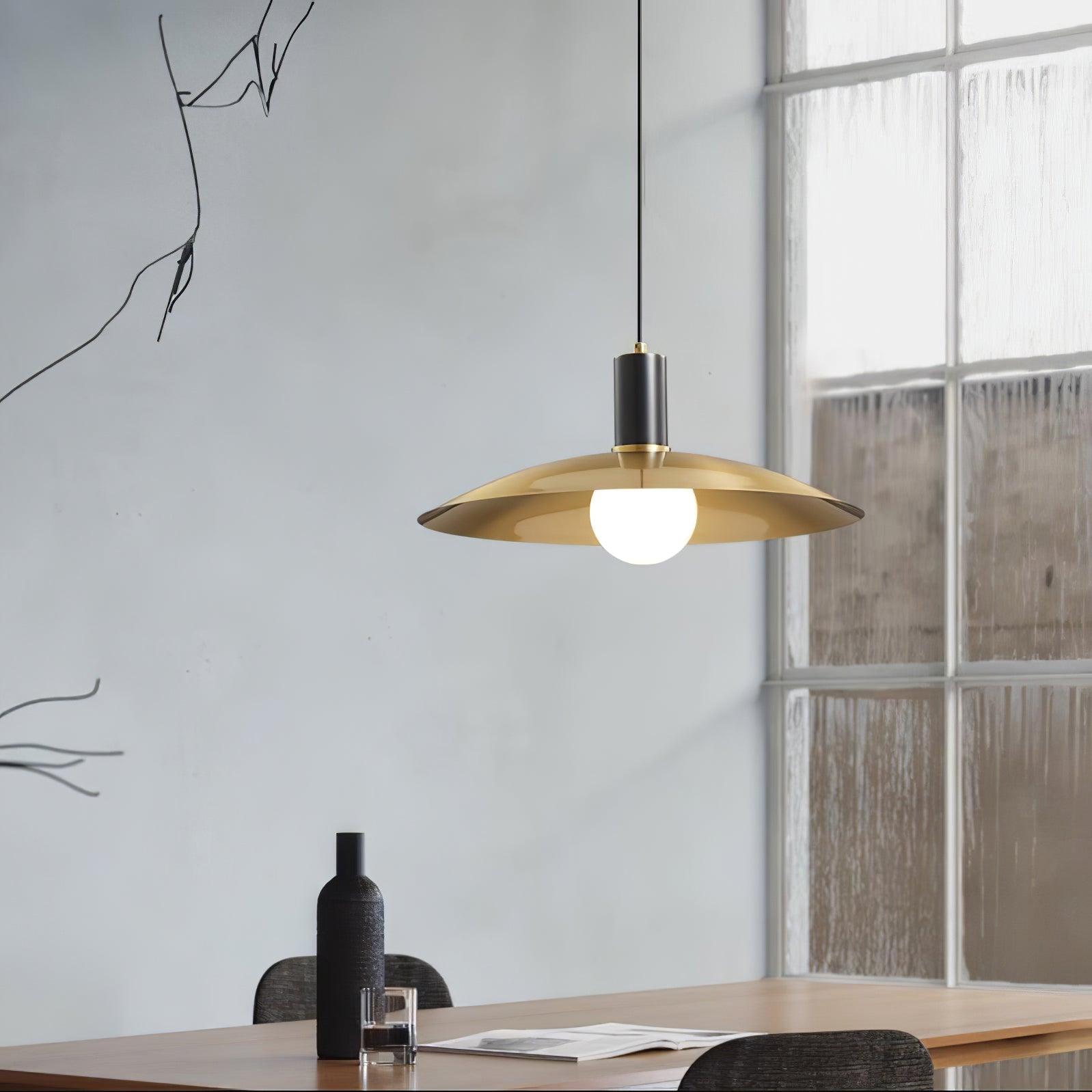 Brass Flared Pendant Lamp - Letslighting
