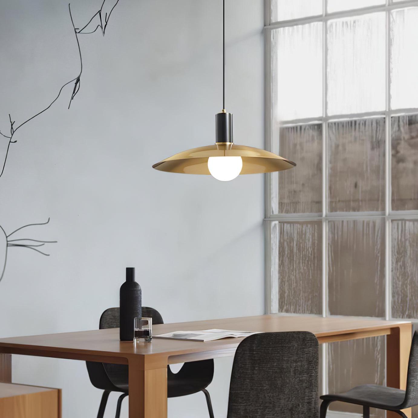 Brass Flared Pendant Lamp - Letslighting