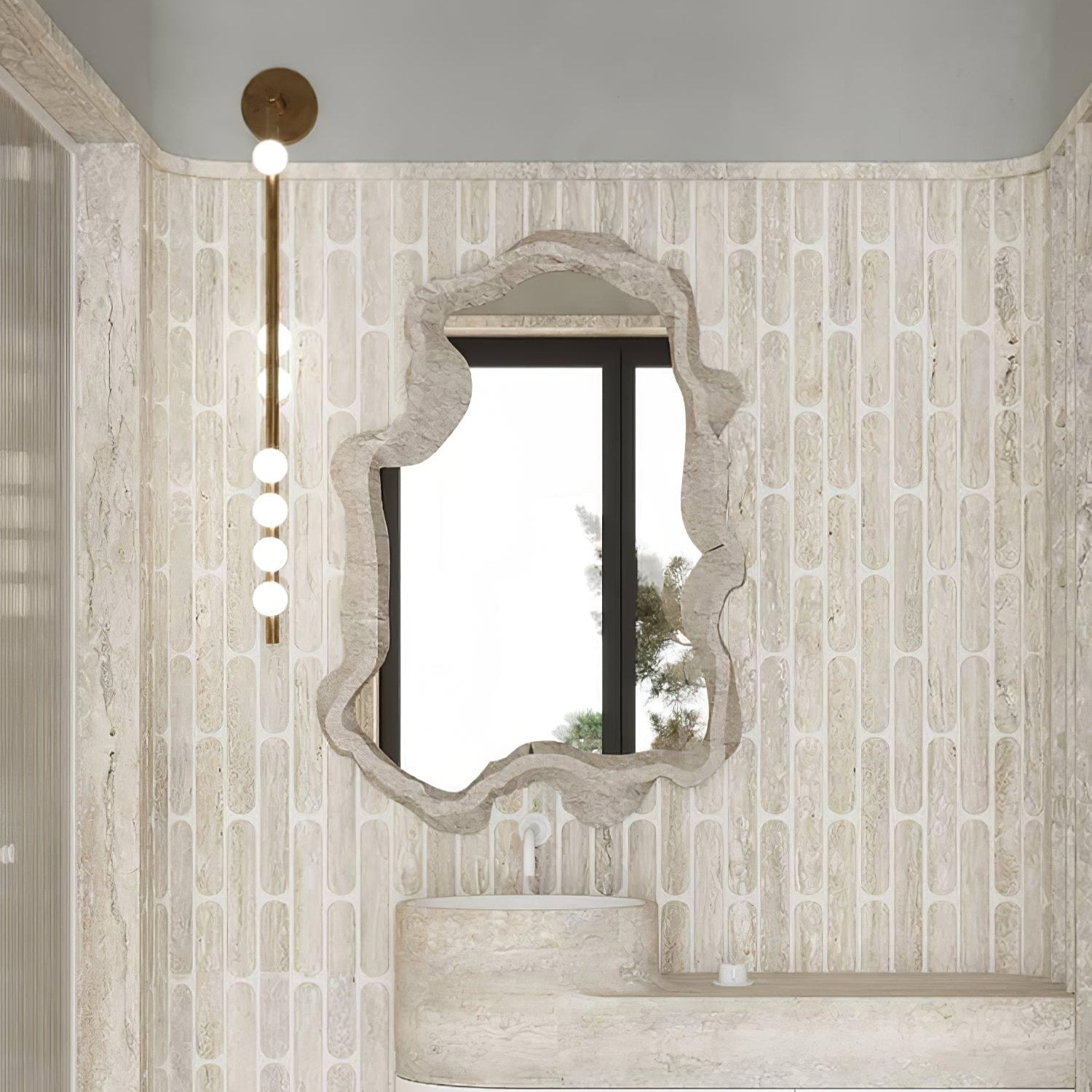 Brass Glass Tube Wall Lamp - Letslighting