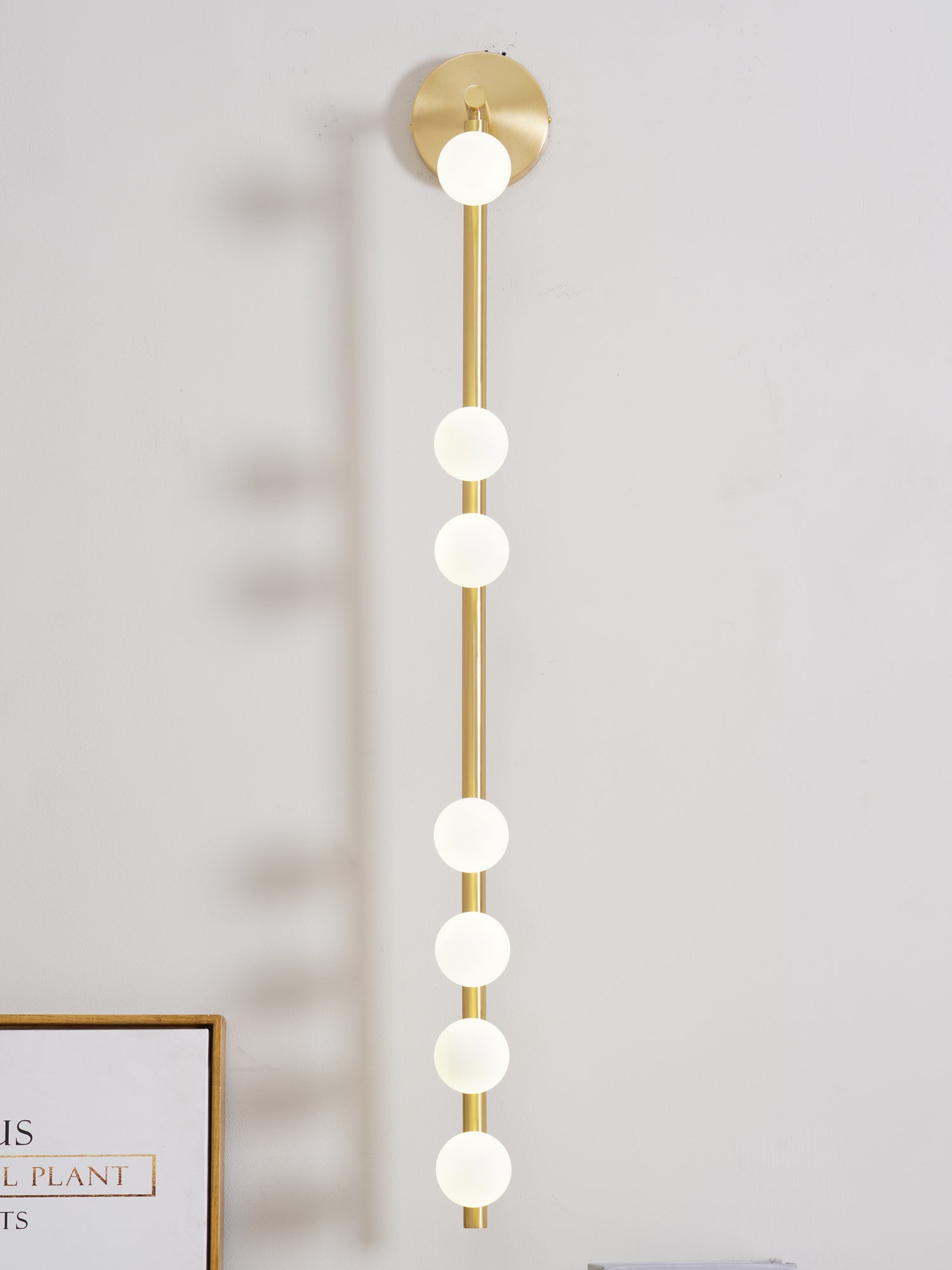 Brass Glass Tube Wall Lamp - Letslighting