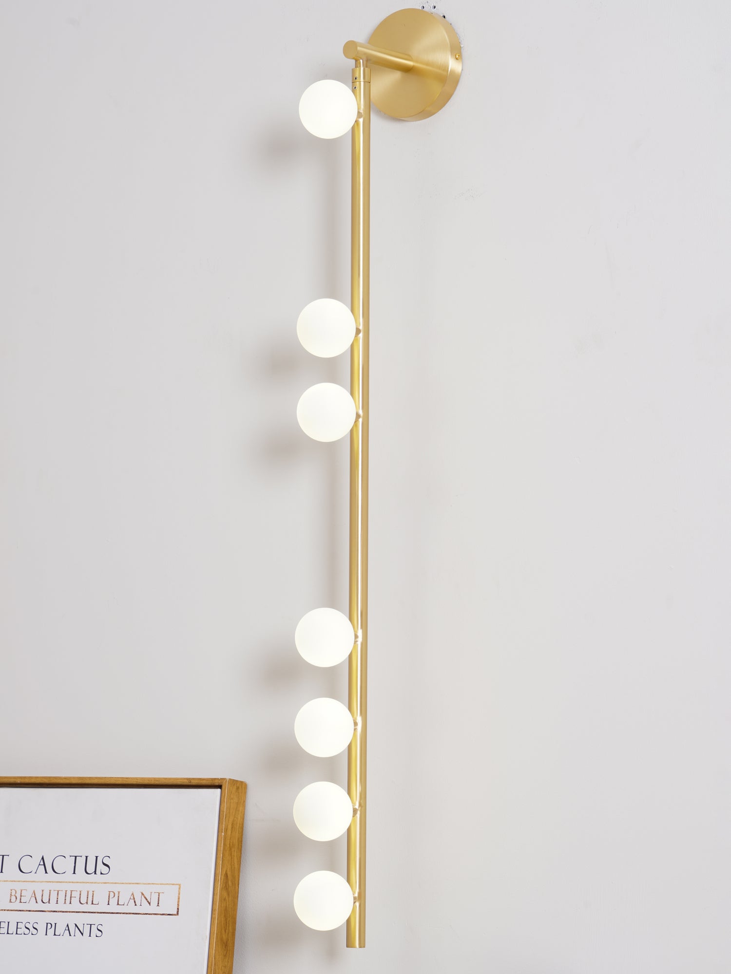 Brass Glass Tube Wall Lamp - Letslighting