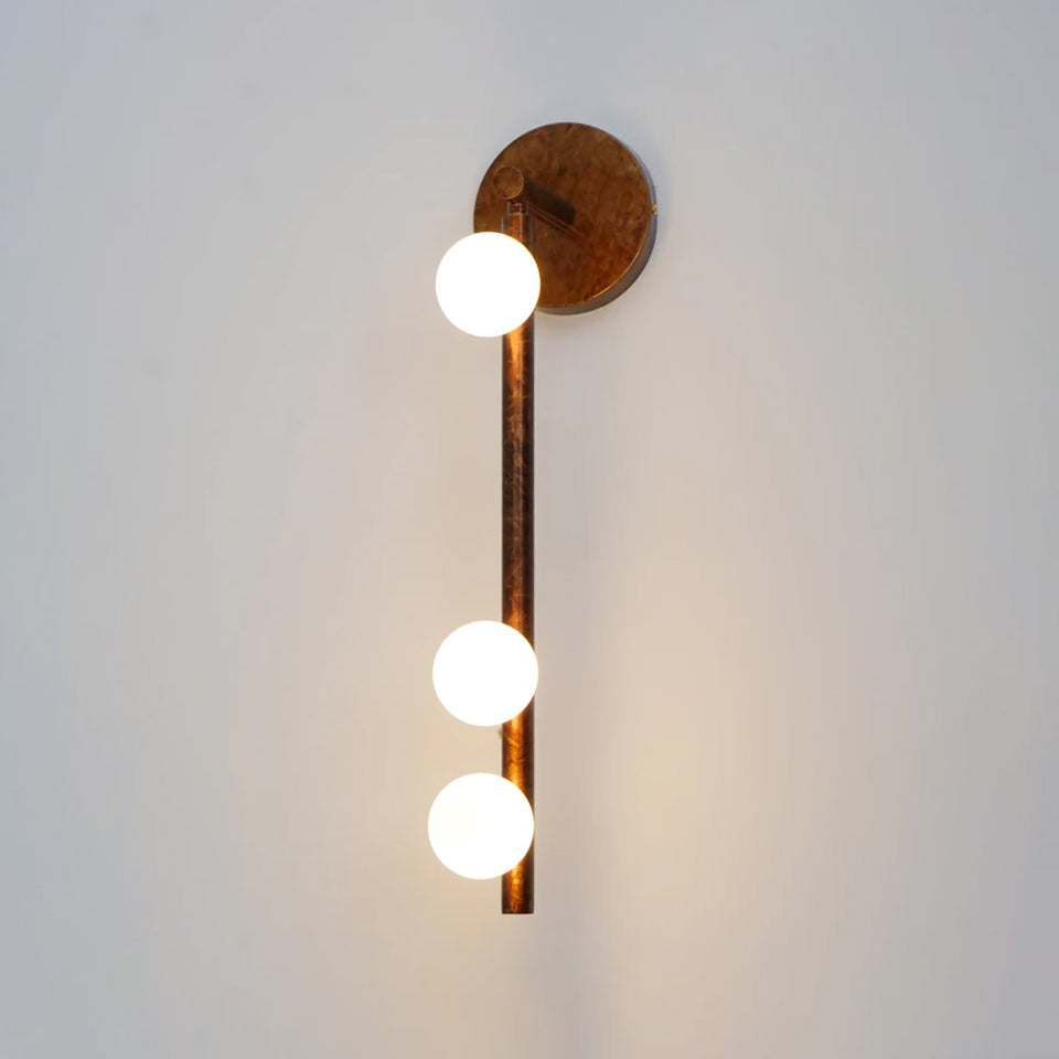 Brass Glass Tube Wall Lamp - Letslighting