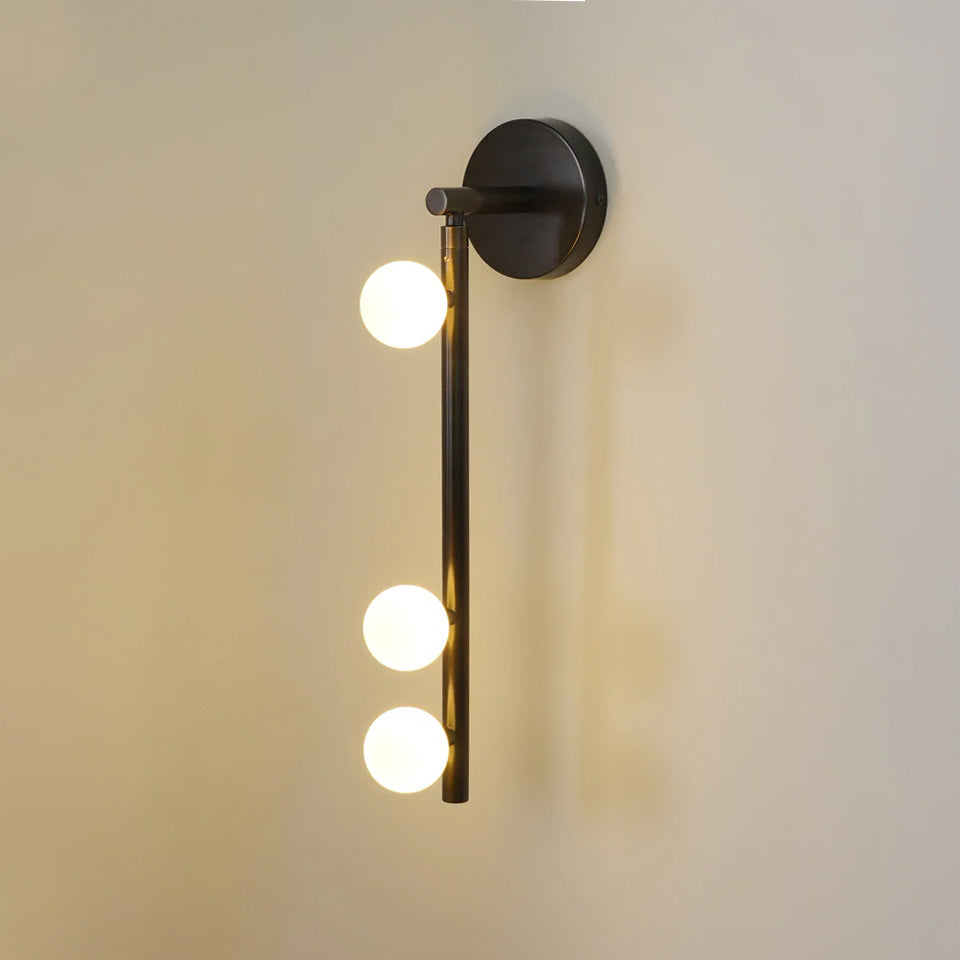 Brass Glass Tube Wall Lamp - Letslighting