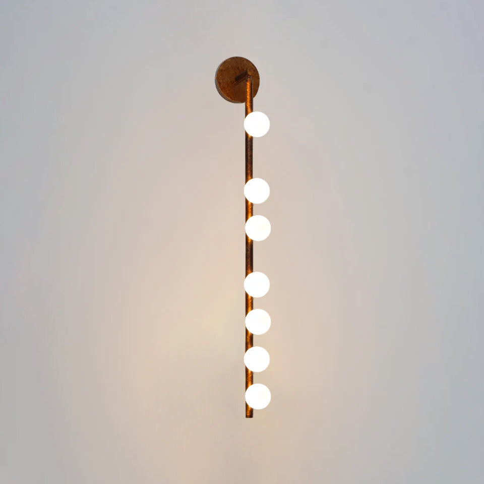 Brass Glass Tube Wall Lamp - Letslighting