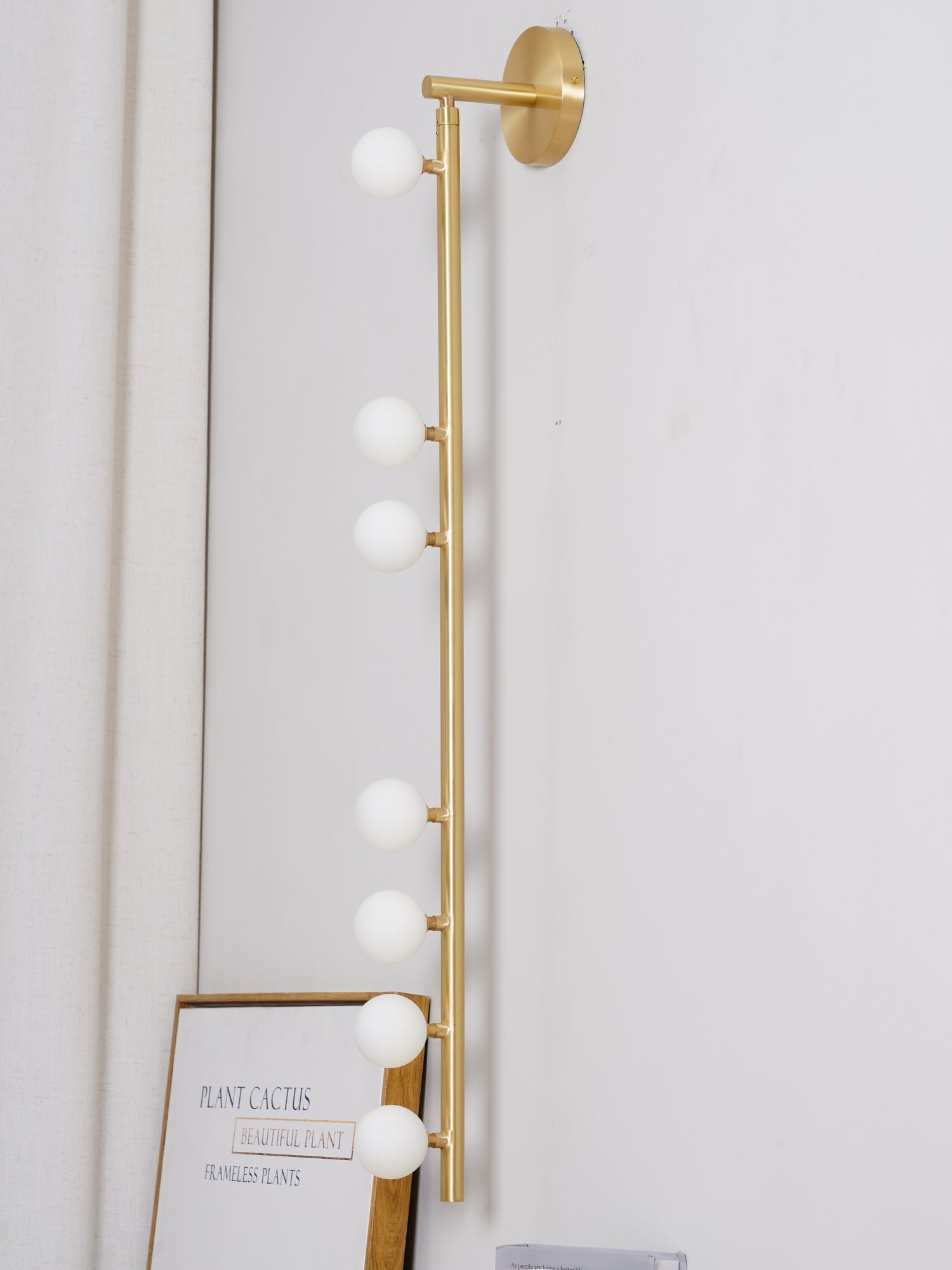 Brass Glass Tube Wall Lamp - Letslighting