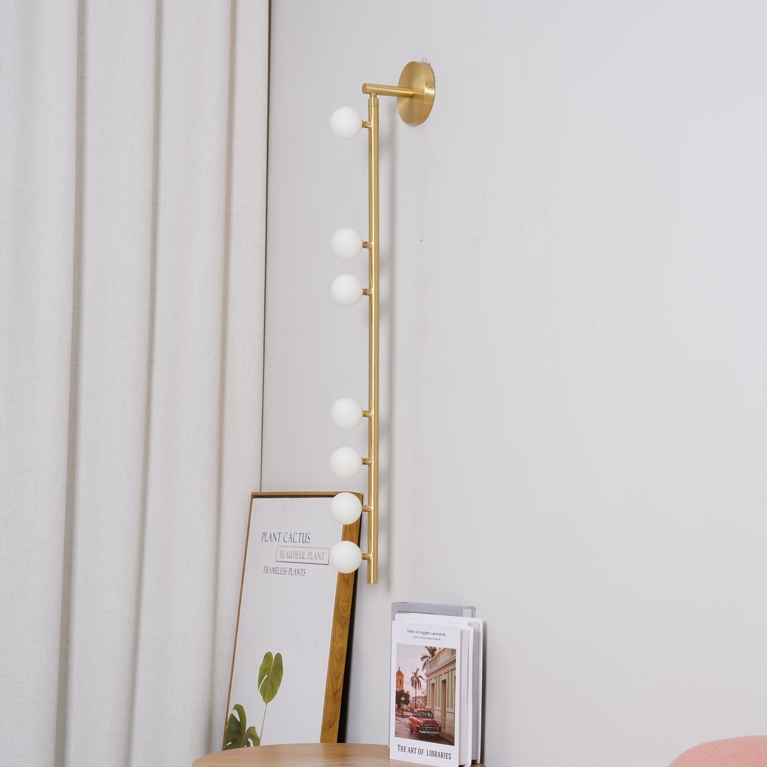 Brass Glass Tube Wall Lamp - Letslighting