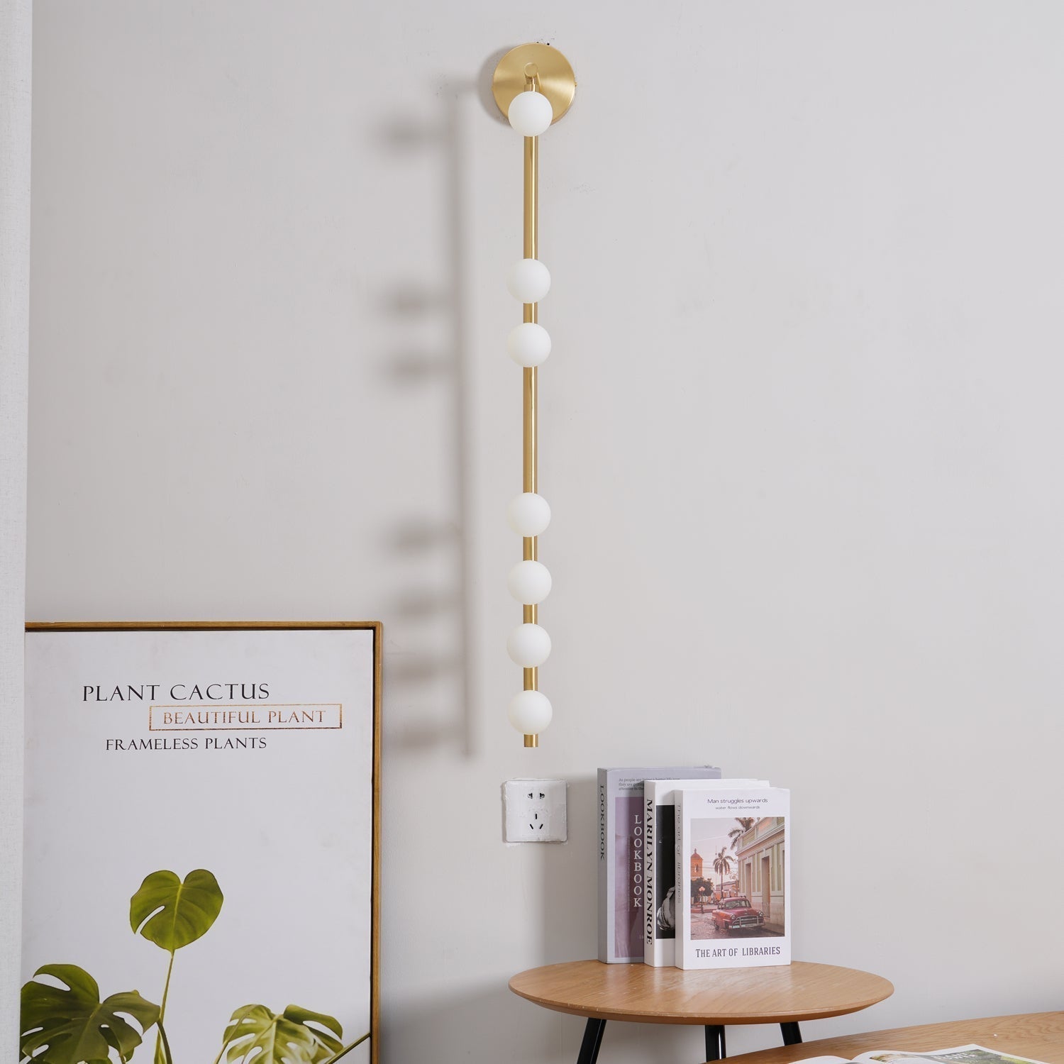 Brass Glass Tube Wall Lamp - Letslighting