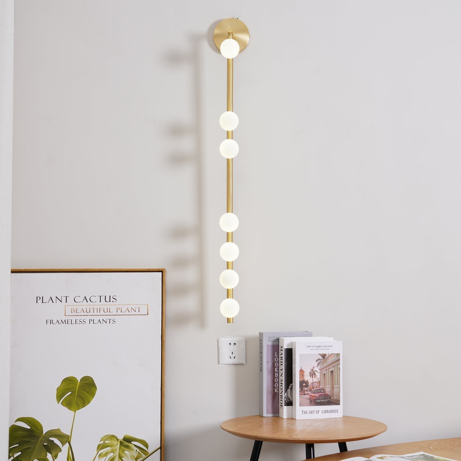 Brass Glass Tube Wall Lamp - Letslighting