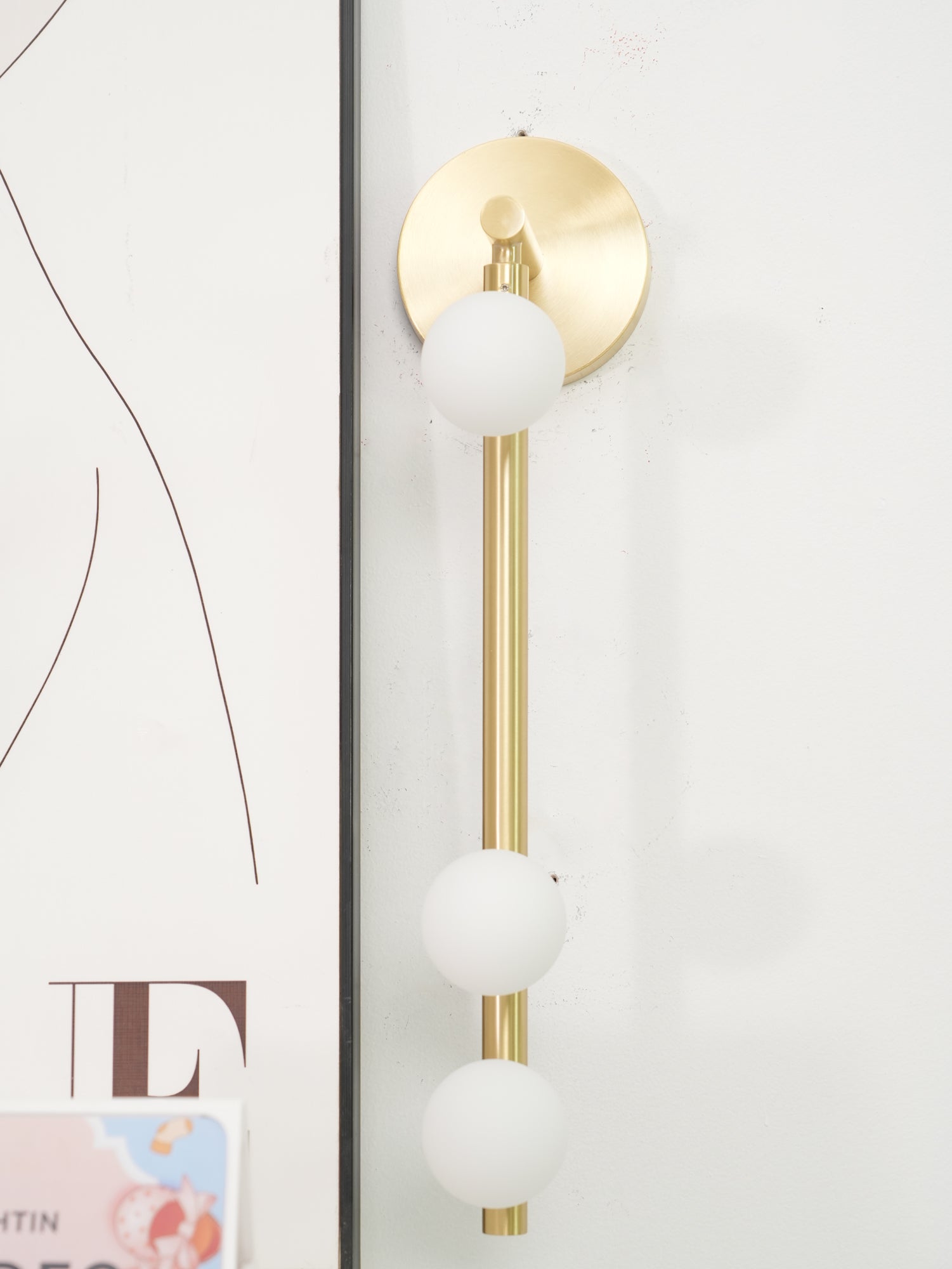 Brass Glass Tube Wall Lamp - Letslighting