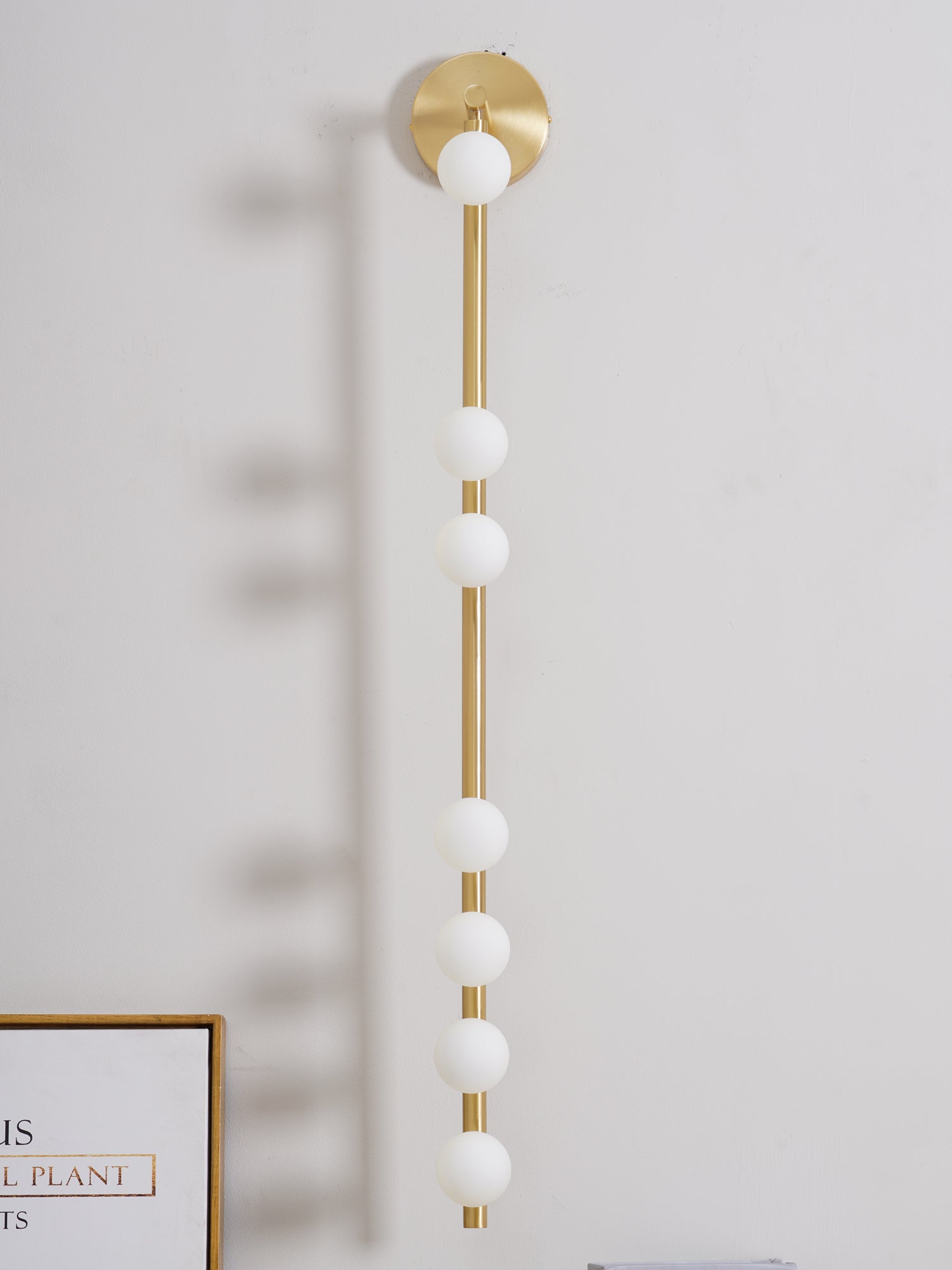 Brass Glass Tube Wall Lamp - Letslighting