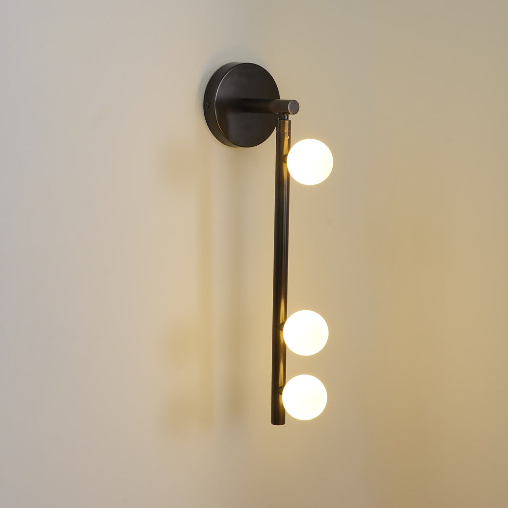 Brass Glass Tube Wall Lamp - Letslighting