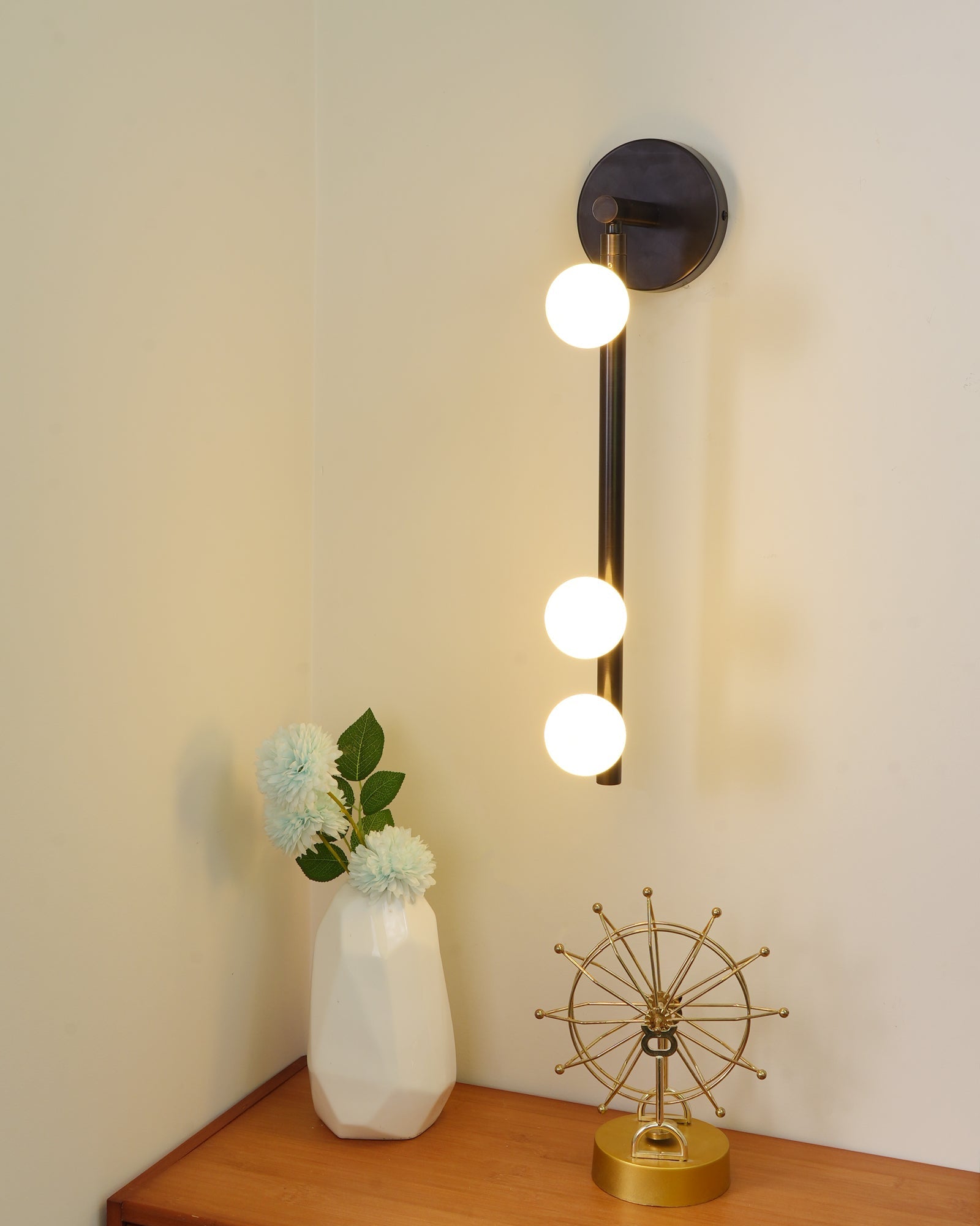Brass Glass Tube Wall Lamp - Letslighting