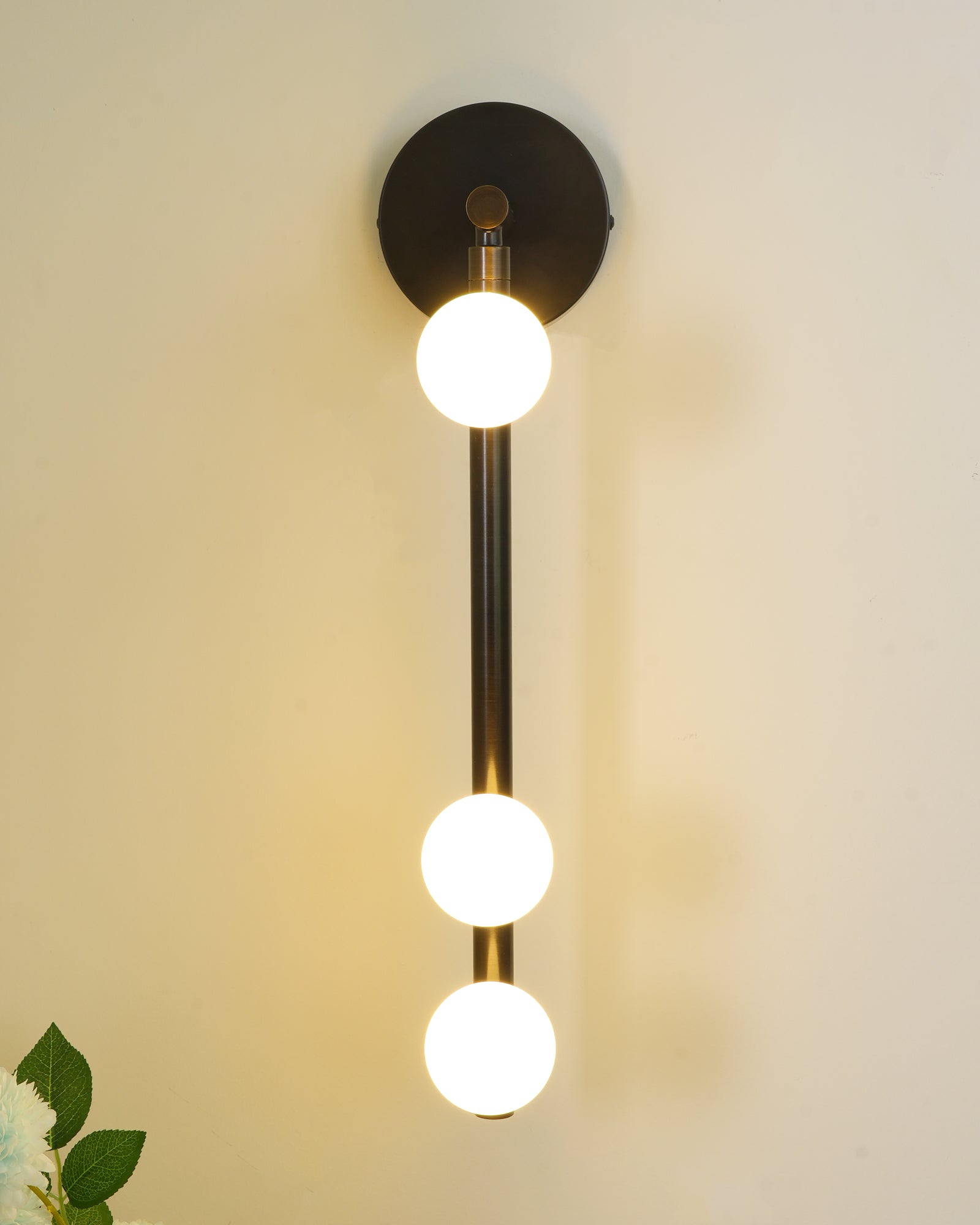 Brass Glass Tube Wall Lamp - Letslighting