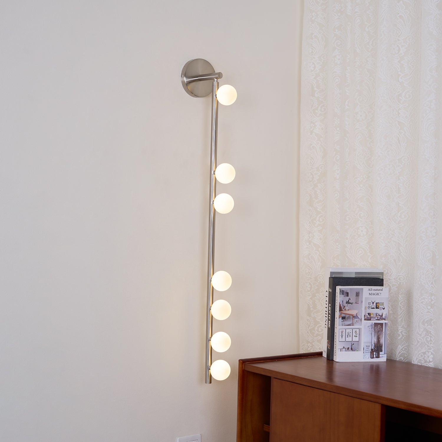 Brass Glass Tube Wall Lamp - Letslighting