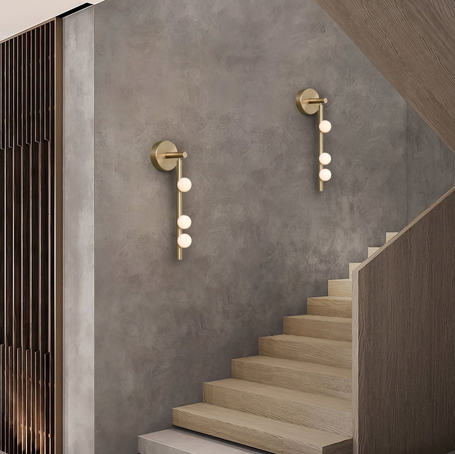 Brass Glass Tube Wall Lamp - Letslighting