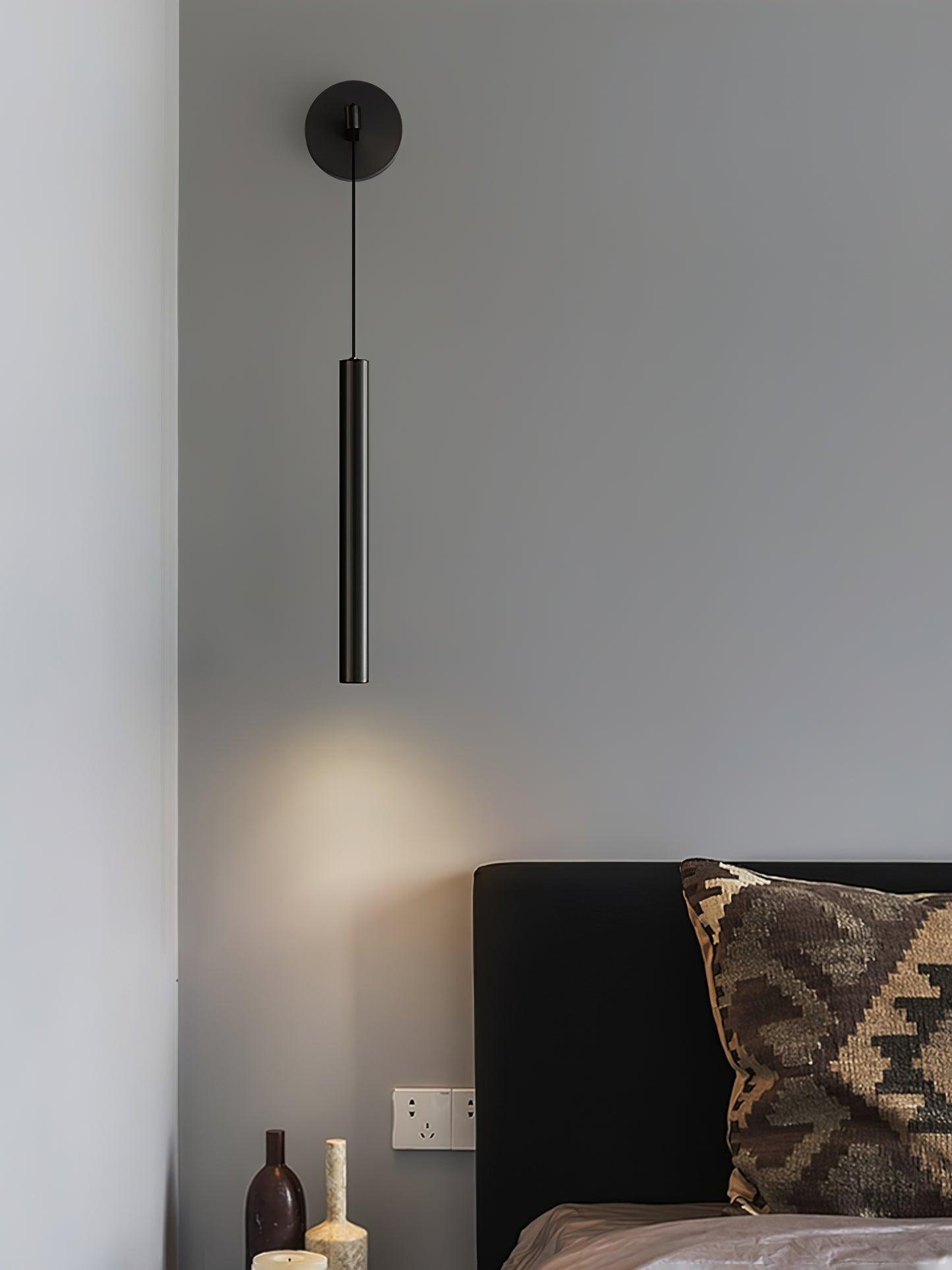 Thomasina Modern Minimalist Line Brass Wall Light - Letslighting