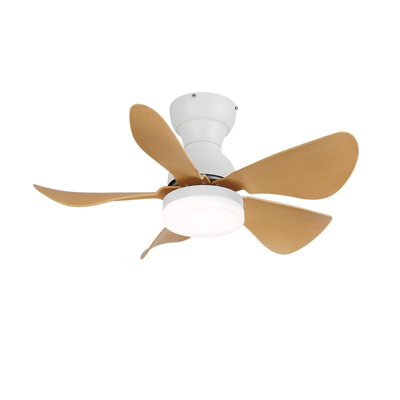 Lámpara Ventilador de Techo Callen de Madera, vista desde abajo