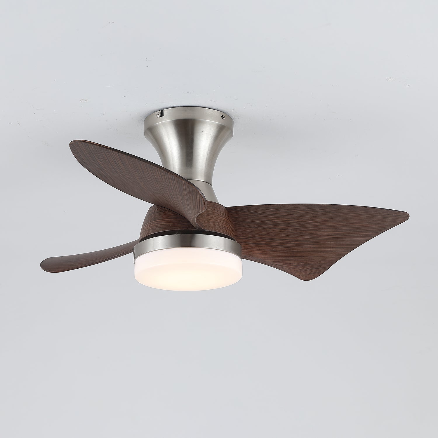 Lámpara Ventilador de Techo Moderna de Madera Aureon
