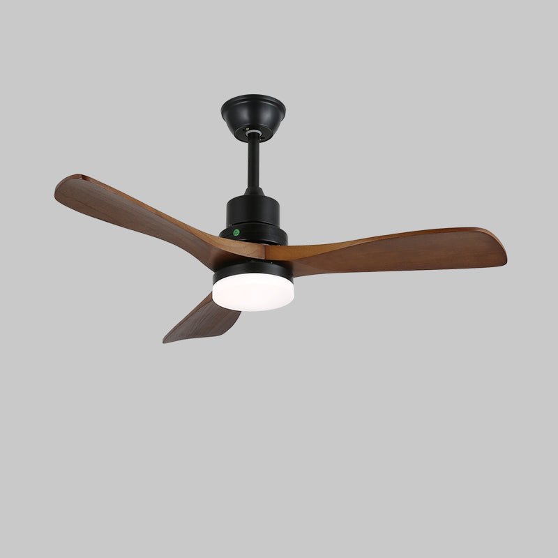 Lámpara de Techo con Ventilador Kaelen Moderna de Madera